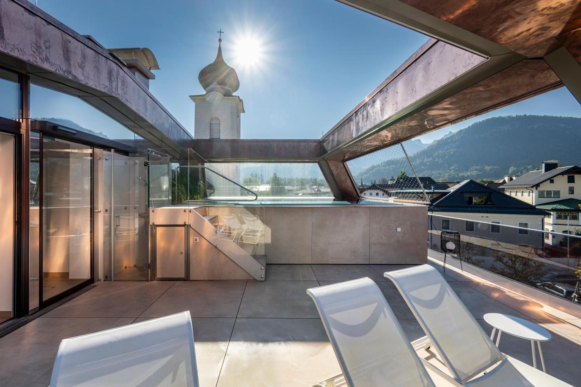 Kirchenwirt Hotel Strobl Bagian luar foto